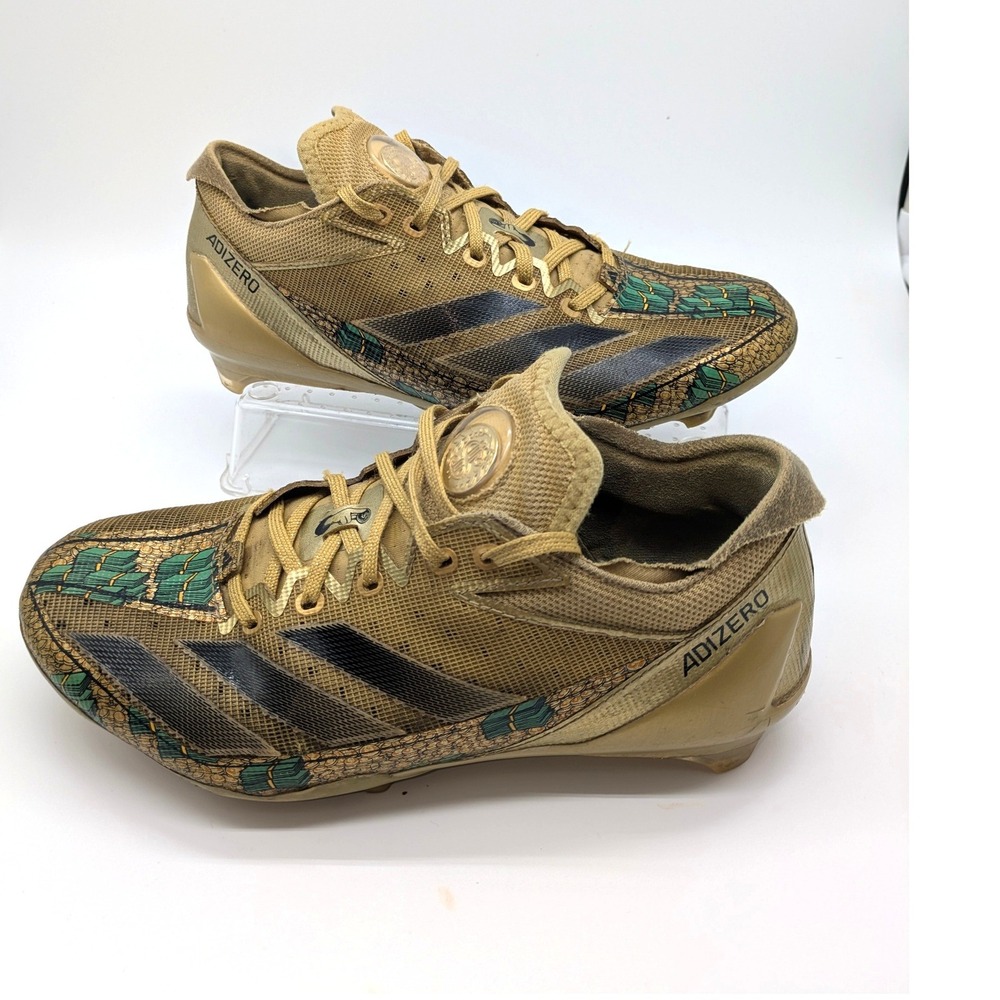 Adidas Adizero Scrooge McDuck Football Cleats Gold Disney HQ6357 Size 7